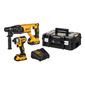 Combo Martelete + Parafusadeira de Impacto DeWalt 20V DCK260D1P1T-BR