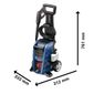 Lavadora Alta Pressão 1800PSI 1500W 220V GHP 180 Bosch
