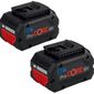 Combo Soprador de Folhas + Kit Com 2 Bateria 18V 8Ah +1 Carregador Bosch