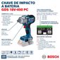 Combo Chave Impacto + Multicortadora Bosch com 2 Baterias 18v 4ah e Carregador