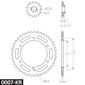 Kit Relação Cobreq Sem Retentor Yamaha Fazer 250 2005 A 2017 Kit Relação Cobreq Sem Retentor Yamaha Fazer 250 2005 A 2017
