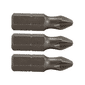 Jogo Ponteira/Bits Phillips PH2 25mm 3pçs B-23466 Makita Jogo Ponteira/Bits Phillips PH2 25mm 3pçs B-23466 Makita