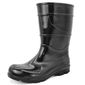 Bota PVC Preta Cano 28cm Sem Forro Tamanho 43 Cartom