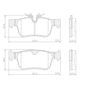 Pastilha de Freio Traseira Volvo XC60 S90 2017 em Diante Fras-le