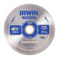 Disco Diamantado Liso Irwin 4.1/2" Furo 22mm IW47451