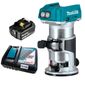 Tupia Eletrônica Makita 18V LXT 1 Bateria 3Ah Tupia Eletrônica Makita 18V LXT 1 Bateria 3Ah