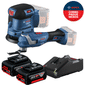 Combo Lixadeira Roto Orbital + Multicortadora Bosch com 2 Baterias 18b 4ah e carregador