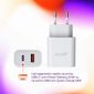 Carregador Smartphone Ultra Rápido Duo 20W/18W Geonav