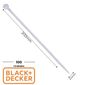 Abraçadeira Nylon 3,5x200mm Branca c/100pçs BLACK+DECKER®