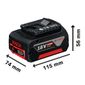 Kit 2 Baterias GBA 18V 4Ah + Carregador Bosch GAL18V-40 Bivolt 1600A02RM8 Kit 2 Baterias GBA 18V 4Ah + Carregador Bosch GAL18V-40 Bivolt 1600A02RM8