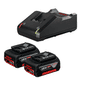 Combo Aspirador de Pó e Martelete Bosch com 2 baterias 18v 4ah + Carregador
