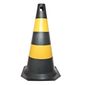 Cone de Sinalização Preto e Amarelo 50cm Proteplus 282,0001