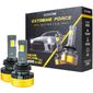 Kit Lâmpadas Ultra Led Code Extreme Force H8H9 H11 H16 6000K