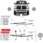 Barra Direção Interna Direito Dodge Ram 2500 4x4 2003 A 2013