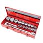 Jogo Soquetes Estriados 3/4" 20pçs 135369 MTX Jogo Soquetes Estriados 3/4" 20pçs 135369 MTX