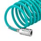 Mangueira de Ar Espiral Stels 10m Eng Rápido 1/4NPT