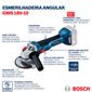 Combo Esmerilhadeira Angular 4.1/2" Bosch Com 2 Baterias 18v 4ah e Carregador