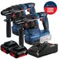 Combo Martelete SDS Bosch Com 2 Baterias 18v 4ah e Carregador