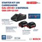 Kit 2 Baterias GBA 18V 4Ah + Carregador Bosch GAL18V-40 Bivolt 1600A02RM8 Kit 2 Baterias GBA 18V 4Ah + Carregador Bosch GAL18V-40 Bivolt 1600A02RM8