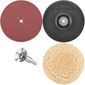 B&D - Conjunto Acessórios Para Polir e Lixar 4pçs U1450