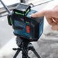 Nível a Laser Bosch GLL 80-33G Verde 30m 3 Linhas 360°