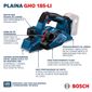 Combo Plaina + esmerilhadeira Angular Bosch Com 2 Baterias 18v 4ah e Carregador