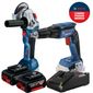 Combo Parafusadeira Drywall + Esmerilhadeira Bosch Com 2 Baterias 18v 4ah e Carregador
