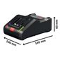 Carregador Para Baterias Bosch Super Rápido 8Ah 18V 220V