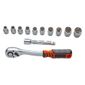 Jogo de Soquetes Sextavados Robust 1/2" 12pçs S69005014