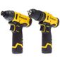Combo Furadeira e Parafusadeira + Parafusadeira Impacto Bateria 12V Stanley Combo Furadeira e Parafusadeira + Parafusadeira Impacto Bateria 12V Stanley