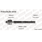 Barra Axial Ssangyong Actyon 2006 - 2018 Rexton 2003 - 2012 Kyron 2007 a 2012