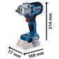 Combo Chave Impacto + Esmerilhadeira Angular com 2 Baterias 18v 4ah e Carregador