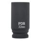 Soquete Sextavado Longo Impacto PDR 32mm Encaixe 3/4"