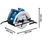 Serra Circular 7.1/4" 1300W 220V Bosch