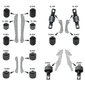 Kit Buchas Suspensão Traseira Honda Civic 1996 a 2000