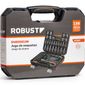 Jogo De Soquetes Robust 1/4" 3/8" e 1/2" 138pçs Com Catraca