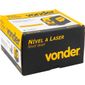 Nível Laser de Linhas Vermelhas Cruz NLV 010 10m Vonder
