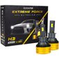 Kit 2 Lâmpadas Ultra Led Code Extreme Force H3 12V 24V 6000K
