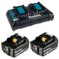 Kit 2 Baterias 18V 3Ah Com Carregador KITMAKDC18RD220 Makita