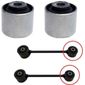 Kit 8 Buchas Braços Suspensão Traseira Pajero Tr4 02/15