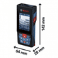 Medidor de Distância Externa a Laser 150m - GLM 150-27 C Bosch