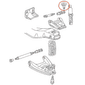 Pivô Suspensão Dodge Ram 2500 4x4 2003 a 2023 1500 4x4 2003 a 2013 Pivô Suspensão Dodge Ram 2500 4x4 2003 a 2023 1500 4x4 2003 a 2013