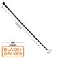 Abraçadeira Nylon 4,8x300mm Preta c/100pçs BLACK+DECKER®