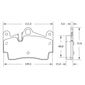 Pastilha Traseira Cerâmica Porsche Cayenne 4.8 2007 a 2010 Audi Q7 2006 a 2015
