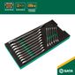 Jogo De Chaves Combinadas Com Catraca Sata 8 A 24mm 16 Peças