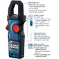 Alicate Amperímetro TRMS Bosch GMC 600-15