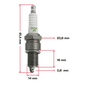 VELA DE IGNIÇÃO VW/FIAT/GM/FORD GASOLINA EM Y