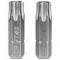 Ponteira Bits Torx T40 MTX 25mm Cartela 2pçs Ponteira Bits Torx T40 MTX 25mm Cartela 2pçs