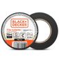 Fita Isolante Black+Decker Preta 18mm x 20m