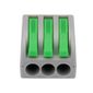 Conector para fios 4 mm² - Conex 1000 Clip 3 vias Conector para fios 4 mm² - Conex 1000 Clip 3 vias
